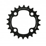 CHAINRING FOR MTB - 4 Arms- DOUBLE/TRIPLE 32T.Ø 104 -OUTER- CHINOOK ALUMINIUM BLACK- TA FOR SHIMANO / SRAM / RACE FACE / FSA 10/11 SPEED-. COMPATIBLE IN MID POSITION FOR TRIPLE 3662458000710