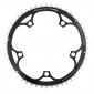 CHAINRING FOR ROAD BIKE- 5 Arms- 50T.Ø 135 -OUTER- ALUMINIUM BLACK- 7075 TA VENTO -CAMPAGNOLO TYPE- 9/10Speed. 3662458003674