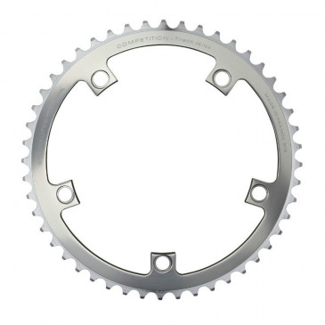 PLATEAU PISTE 5BRA D.144 TA 46DTS ARGENT ALU 7075 POUR CHAINE 3.17mm (1"1/8) 3662458005197