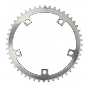 CHAINRING FOR TRACK BIKE- 5 Arms- 48T.Ø 144 ALUMINIUM SILVER 7075 FOR CHAIN 3.17mm (1"1/8) TA 3662458005210