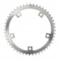 CHAINRING FOR TRACK BIKE- 5 Arms- 48T.Ø 144 ALUMINIUM SILVER 7075 FOR CHAIN 3.17mm (1"1/8) TA 3662458005210