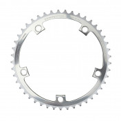 CHAINRING FOR TRACK BIKE- 5 Arms- 51T.Ø 144 ALUMINIUM SILVER 7075 FOR CHAIN 3.17mm (1"1/8) TA 3662458005241