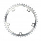 CHAINRING FOR TRACK BIKE- 5 Arms- 51T.Ø 144 ALUMINIUM SILVER 7075 FOR CHAIN 3.17mm (1"1/8) TA 3662458005241