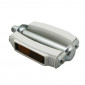 PEDALE CITY MARWI BLANC CORPS ACIER CAGE RESINE FILETAGE 9/16"(EMBALLAGE OEM) 3700948181881