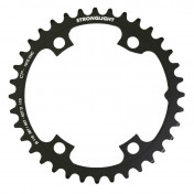 CHAINRING FOR ROAD BIKE- Ø 110 - 4 ARMS- 36T. -INNER- TYPE SHIMANO ULTEGRA R8000/8050 BLACK CT2 STRONGLIGHT 11 SPEED-. (FOR CHAINRING 46 and 52T.) 3700223721030