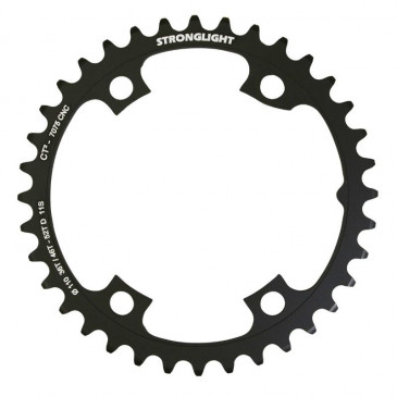 PLATEAU ROUTE 4BRA D.110 POUR SHIMANO ULTEGRA R8000 / R8050 STRONGLIGHT 36DTS INTERIEUR NOIR CT2 11V. (POUR PLATEAU 46 et 52DTS) 3700223721030