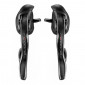 SHIFTERS SET FOR ROAD BIKE - CAMPAGNOLO 12SPEED. RECORD CARBON (PAIR) INCLUDED CABLES+HOUSING
