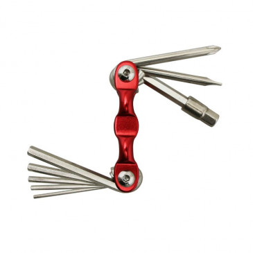 OUTIL MULTIFONCTION P2R 9 FONCTIONS CLES ALLEN + TOURNEVIS 3700948107034