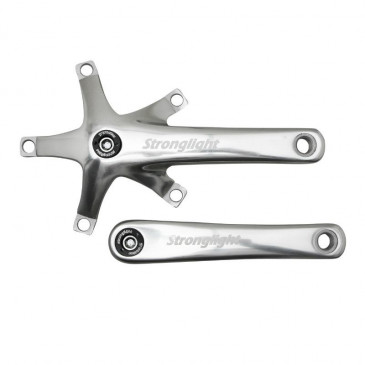 MANIVELLE DROITE + GAUCHE STRONGLIGHT TRACK 2000 PISTE / FIXIE L 165mm POUR PLATEAU 144 3700948181232