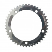 CHAINRING FOR TRACK BIKE- 5 Arms- 44T.Ø 144 ALUMINIUM SILVER 7075 FOR CHAIN 3.17mm (1"1/8) STRONGLIGHT 3700223704439