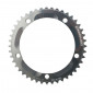 CHAINRING FOR TRACK BIKE- 5 Arms- 44T.Ø 144 ALUMINIUM SILVER 7075 FOR CHAIN 3.17mm (1"1/8) STRONGLIGHT 3700223704439