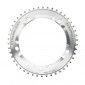 CHAINRING FOR TRACK BIKE- 5 Arms- 46T.Ø 144 ALUMINIUM SILVER 7075 FOR CHAIN 3.17mm (1"1/8) STRONGLIGHT 3700223704453