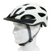 CASQUE VELO CITY ADULTE POLISPORT CITYGO CREME TAILLE 54-59 SYSTEM QUICK LOCK AVEC LUMIERE INTEGREE 5604415085819