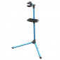 WORK STAND FOR BICYCLE - ADJUSTABLE- BLUE ALUMINIUM BODY WITH ADJUSTABLE JAWS FOR FRAME Ø 25mm to 40mm