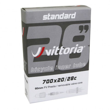 INNER TUBE FOR BICYCLE 700 x 25-28 VITTORIA LITE PRESTA VALVE 60MM 8022530009508