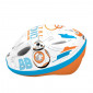 CASQUE VELO ENFANT DISNEY V2 STARWARS BLANC/BLEU/ORANGE AVEC MOLETTE REGLAGE TAILLE 52-56 (VENDU SUR CARTE) 5902308590335