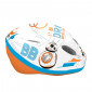 CASQUE VELO ENFANT DISNEY V2 STARWARS BLANC/BLEU/ORANGE AVEC MOLETTE REGLAGE TAILLE 52-56 (VENDU SUR CARTE) 5902308590335