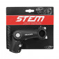 STEM FOR MTB/URBAN/TREKKING - ZOOM - ADJUSTABLE RISER STEM - ALUMINIUM MATT BLACK Ø 31,8 L 90mm AHEAD-SET 1"1/8