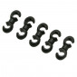 CABLE HOUSING GUIDE - BRAKES OR DERAILLEUR- FIBRAX BLACK (5 in pack)
