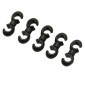 ATTACHE GAINE FREIN/DERAILLEUR FIBRAX NOIR (SACHET DE 5PCS) 5027373995318