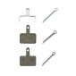 DISC BRAKE PADS- FOR MTB- FOR SHIMANO DEORE M515/M486/M485/M575/M395 RESIN (SHIMANO) -B01S 4550170241810