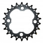 PLATEAU VTT 4BRA D.64 POUR SHIMANO SLX M660 TRIPLE 22DTS INTERIEUR ORIGINE 9/10V. NOIR 4524667250005
