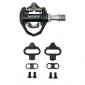 CLIP IN PEDAL FOR ROAD BIKE- SHIMANO PD600 SPD "TOURING" BLACK - WITH CLEATS (PAIR)