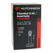 INNER TUBE FOR BICYCLE 12 1/2 x 1.75 HUTCHINSON STANDARD VALVE 35mm 80g 3248382028091