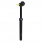 TIGE DE SELLE VTT TELESCOPIQUE P2R ALU NOIR DIAM 31,6 mm L450 mm (REGLAGE PAR LEVIER) 3700948110621