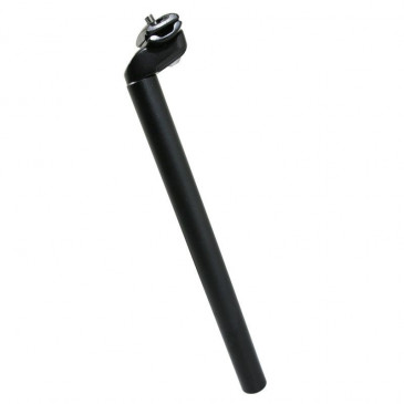 TIGE DE SELLE VTT ALU NOIR MAT DIAM 25.4 L350mm 3700948110683