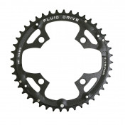 CHAINRING FOR MTB- Ø104 - 4arms-. 44 TEETH external Ø.104 BLACK- OUTER- SUNRACE ALUMINIUM and others 4710944236033