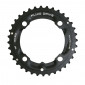 PLATEAU VTT 4BRA D.104 POUR SUNRACE 36DTS TRIPLE MILIEU/EXTERIEUR NOIR ALU COMPATIBLE AUTRES MARQUES 4710944258332