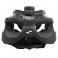 CASQUE VELO ADULTE GIST ROUTE VOLO NOIR MAT/NOIR BRILLANT FULL IN-MOLD TAILLE 56-62 REGLAGE MOLETTE 210GRS