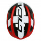 CASQUE VELO ADULTE GIST ROUTE VOLO BLANC/ROUGE BRILLANT FULL IN-MOLD TAILLE 52-56 REGLAGE MOLETTE 210GRS