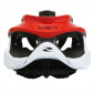 CASQUE VELO ADULTE GIST ROUTE VOLO BLANC/ROUGE BRILLANT FULL IN-MOLD TAILLE 56-62 REGLAGE MOLETTE 210GRS
