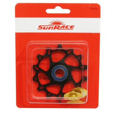 GALET DERAILLEUR SUNRACE 14 DENTS CERAMIC POUR DERAILLEUR 12/11/10V. MS30/MX60/MZ80 (VENDU A L'UNITE) - COMPATIBLE SRAM 12V.