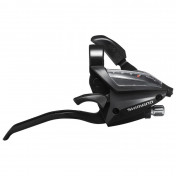 LEVIER/MANETTE VTT PATIN SHIMANO STEF500 DROIT 7V. NOIR V-BRAKE 4 DOIGTS 4524667414988