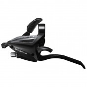 LEVIER/MANETTE VTT PATIN SHIMANO STEF500 GAUCHE 3V. NOIR V-BRAKE 4 DOIGTS 4524667415008