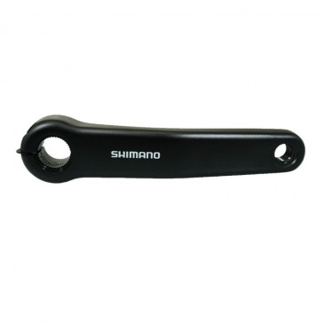 CRANK ARM FOR URBAN BIKE - SHIMANO RIGHT STEPS E6100 BLACK 170mm