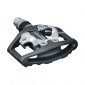 PEDALE ROUTE AUTOMATIQUE SHIMANO PD-EH500 POLYVALENTE CYCLO SPD NOIR AVEC CALES (PAIRE)