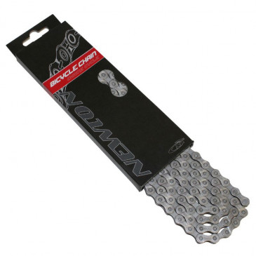 CHAIN FOR BICYCLE - 9 SPEED.NEWTON GREY 114 LINKS (COMPATIBLE SHIMANO/CAMPAGNOLO/SRAM) 3700948069813