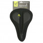 BICYCLE SEAT COVER- NEWTON GEL - BLACK- SHAPE MEMORY (270x195mm)