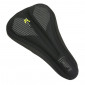 BICYCLE SEAT COVER- NEWTON GEL - BLACK- SHAPE MEMORY (280x165mm)