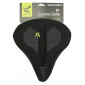 BICYCLE SEAT COVER- NEWTON GEL - BLACK- SHAPE MEMORY (245x230mm) 3700948112878