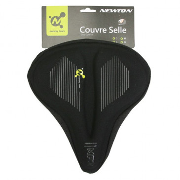 BICYCLE SEAT COVER- NEWTON GEL - BLACK- SHAPE MEMORY (245x230mm)