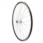 WHEEL FOR ROAD BIKE- 700 ELAN FRONT CFX BLACK - ALUMINIUM HUB. 32 SPOKES.