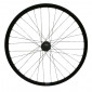 ROUE ROUTE / FIXIE / PISTE P2R NOIR ARRIERE DOUBLE FILETAGE AVEC PIGNON 16DTS JANTE 17C PROFIL 28mm