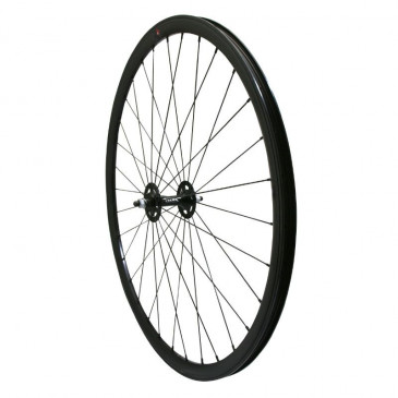 WHEEL FOR ROAD BIKE / FIXIE / TRACK P2R 30mm BLACK-FRONT