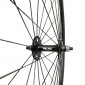 ROUE ROUTE / FIXIE / PISTE P2R NOIR AVANT JANTE 17C PROFIL 28mm