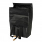 SINGLE BAG FOR BICYCLE -REAR- BASIL URBAN DRY SHOPPER - BLACK - LEFT/RIGHT - WATERPROOF 20L (32x15x37cm)